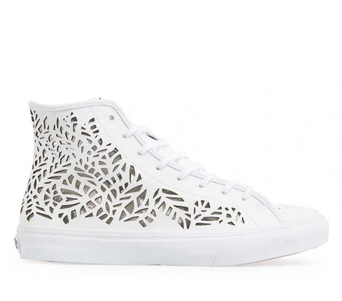 VANS | SK8-HI DECON (CUTOUT)| LEAVES/WHITE